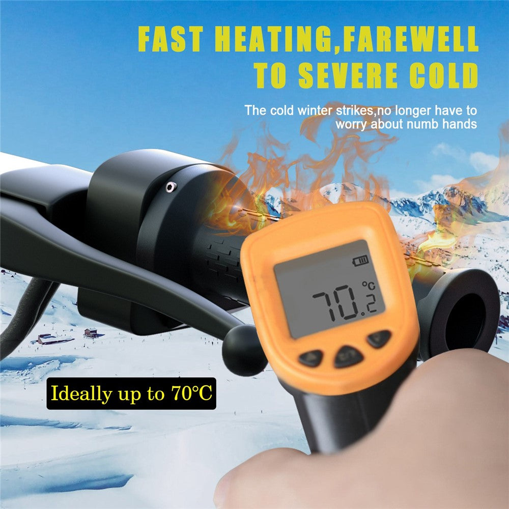 CS-1324A1 1 Par 5 Gear Justerbar Temperatur Vinter ATV Motorcykel Varme Håndtag Elektriske Varme Håndtag