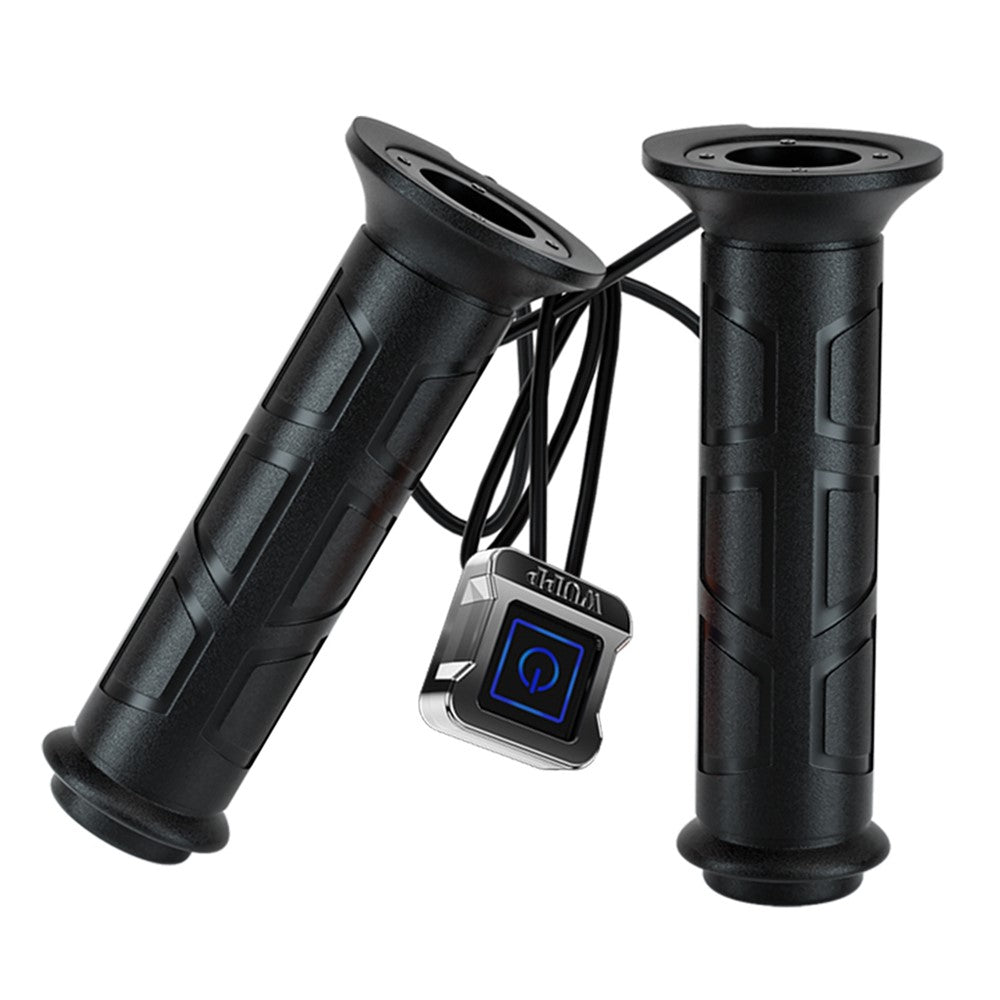 ZH-983F2 1 Pair For ATV Motorcycle Intelligent 3-Gear Temperature Adjustable Heated Grips Winter Warmer Electric Heating Hand Grips