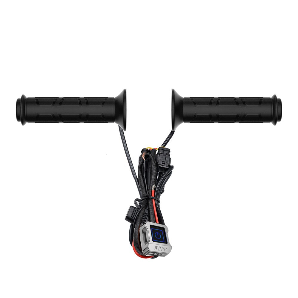 ZH-983F2 1 Pair For ATV Motorcycle Intelligent 3-Gear Temperature Adjustable Heated Grips Winter Warmer Electric Heating Hand Grips