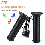 ZH-983F2 1 Pair For ATV Motorcycle Intelligent 3-Gear Temperature Adjustable Heated Grips Winter Warmer Electric Heating Hand Grips
