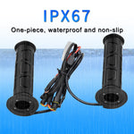 ZH-983F2 1 Pair For ATV Motorcycle Intelligent 3-Gear Temperature Adjustable Heated Grips Winter Warmer Electric Heating Hand Grips