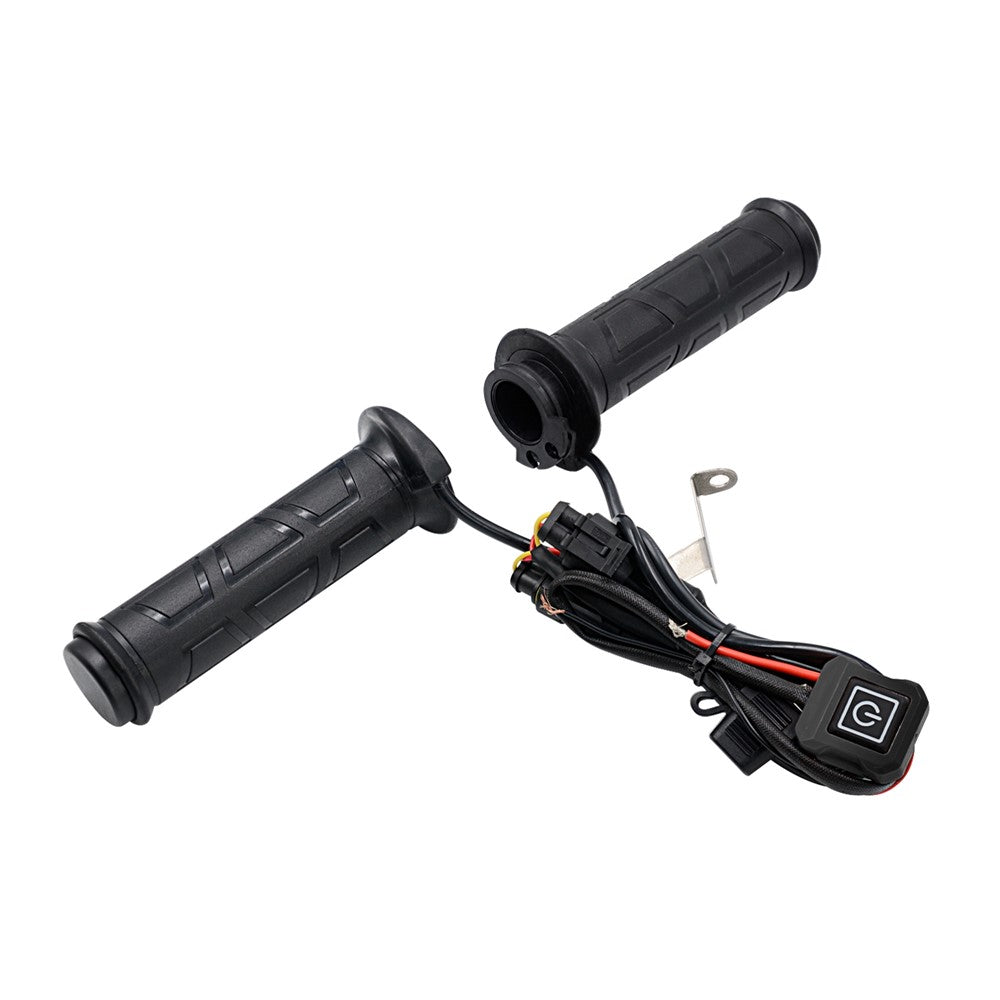 WUPP ZH-983B6 1 Pair 12V Motorcycle Winter Electric Heating Hand Grips 3 Gears Temperature Adjustable Heated Grips