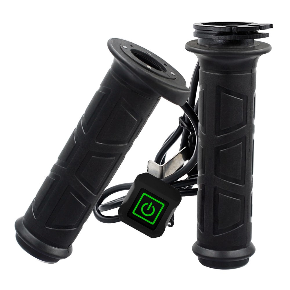 WUPP ZH-983B6 1 Pair 12V Motorcycle Winter Electric Heating Hand Grips 3 Gears Temperature Adjustable Heated Grips