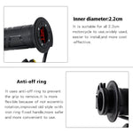 WUPP ZH-983B6 1 Pair 12V Motorcycle Winter Electric Heating Hand Grips 3 Gears Temperature Adjustable Heated Grips