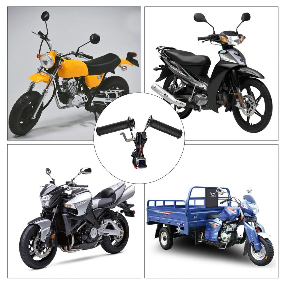 WUPP ZH-983C1 1 par intelligente 3-trins 12V motorcykelvarmehåndtag Universelle elvarmende styr modifizerede varmehåndtag Elektrisk løbehjul varmere håndgreb