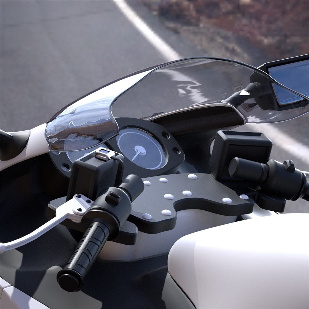 WUPP ZH-983C1 1 par intelligente 3-trins 12V motorcykelvarmehåndtag Universelle elvarmende styr modifizerede varmehåndtag Elektrisk løbehjul varmere håndgreb