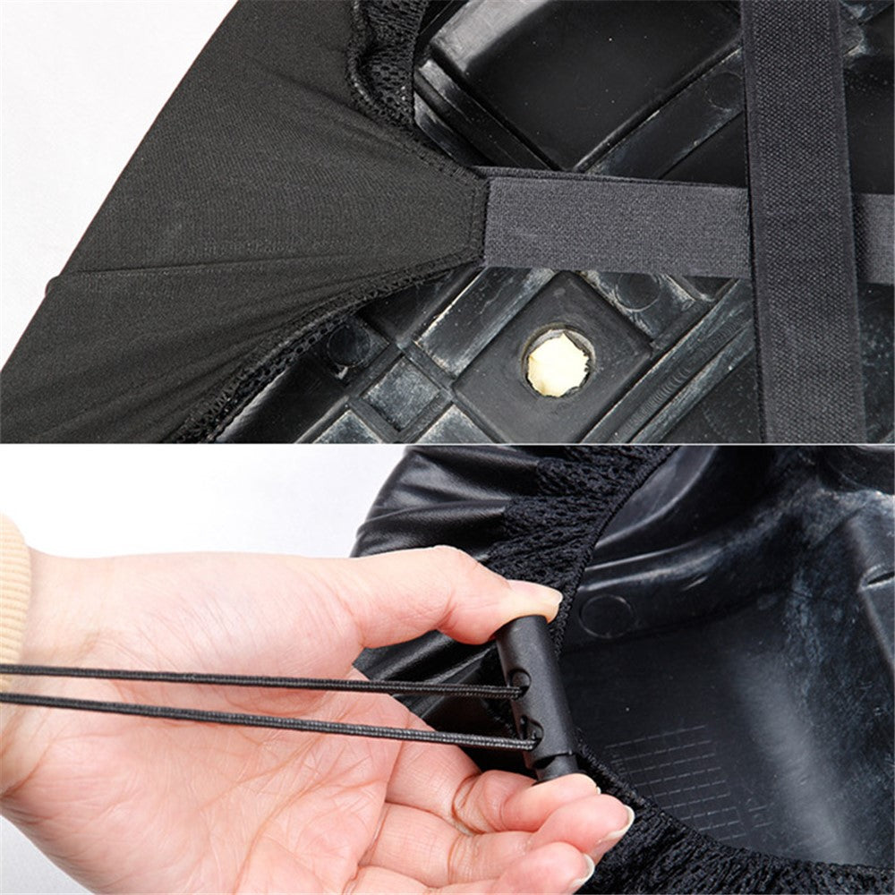 Motorcycle Seat Cover Waterproof Electric Bike Seat Rain Cover Saddle Protector, Size: L