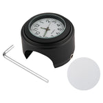 Aluminum Alloy Motorcycle Bike Clock 22-25.4mm Handlebar Luminous Clock