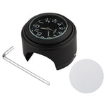 Aluminum Alloy Motorcycle Bike Clock 22-25.4mm Handlebar Luminous Clock