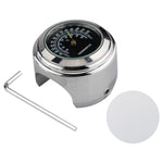 Aluminum Alloy Motorcycle Bike Clock 22-25.4mm Handlebar Luminous Clock