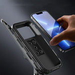 Z009B Bike Motorcycle Rearview Mirror Mount Waterproof Phone Case Cycling Cellphone Holder Bracket
