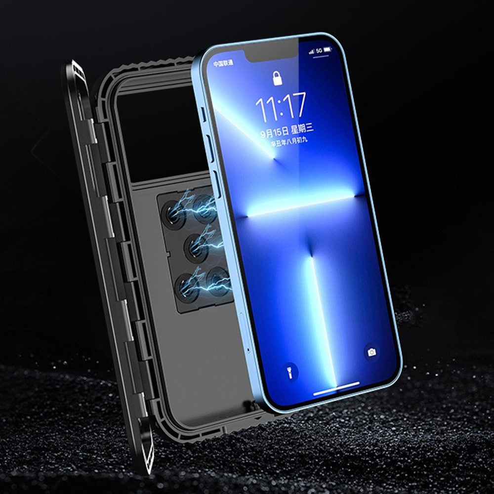 Z009B Bike Motorcycle Rearview Mirror Mount Waterproof Phone Case Cycling Cellphone Holder Bracket