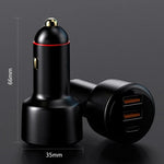 PD3.0 Hurtigopladende Billader 65W Cigarettænder Opladeradapter 3-Port 100W Super Billader