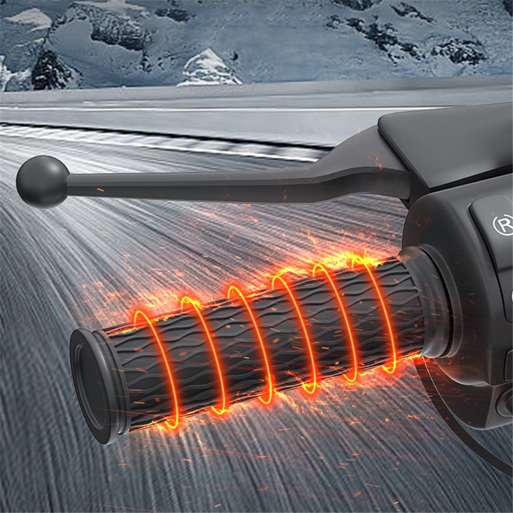 WUPP CS-1819A1 Fast Heating Handlebar Silicone Sleeve Motorcycle Electric Heated Grips, Wrap Version