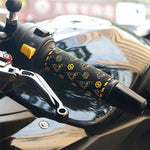 WUPP CSZH-974K1 motorcykelvarmehåndtag med hukommelsesfunktion mønsterdesign elektrisk håndtagsholder understøtter 6 temperaturjusteringer