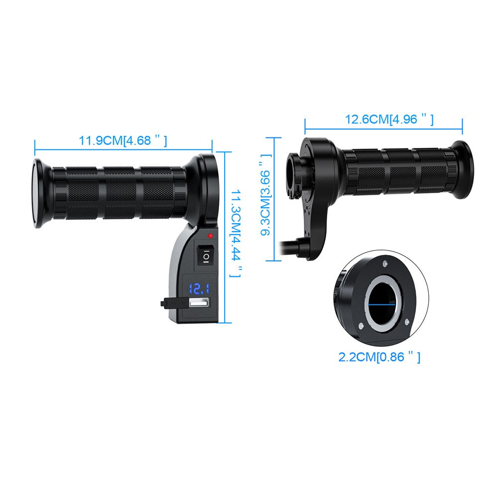 WUPP CS-503 2017 Model Multi-Function Electric Heated Grips for Motorcycles
