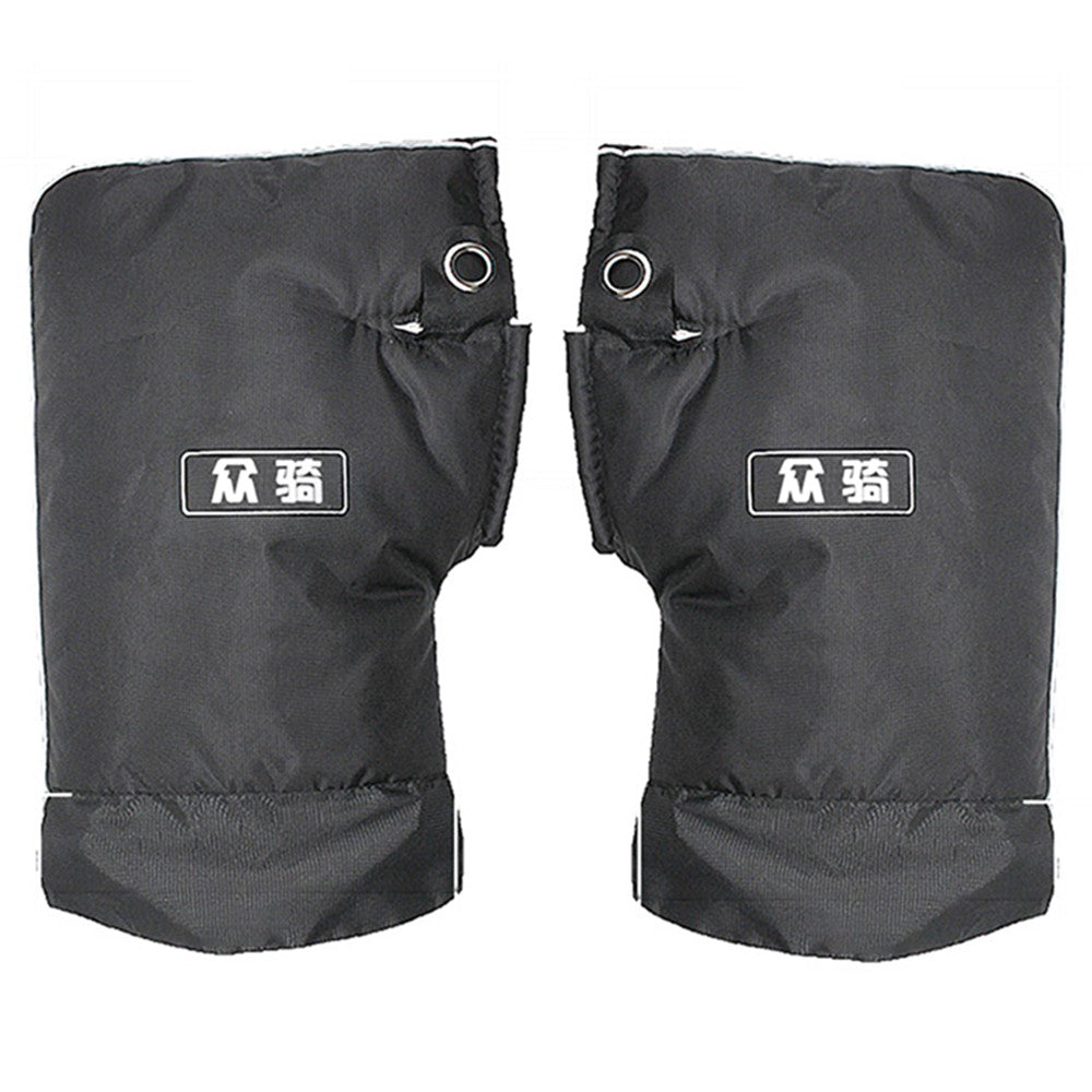 WUPP CS-1472B1 1 Pair Large Opening Motorcycle Handlebar Glove Cover Cycling Handlebar Warm Muff