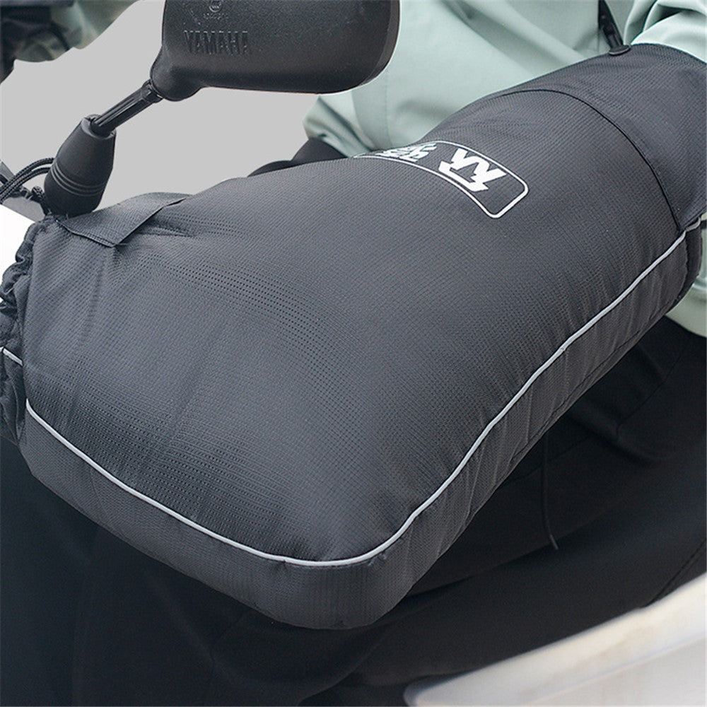 WUPP CS-1472A1 1 Pair Small Opening Motorcycle Handlebar Mitten Handlebar Winter Warmer Cover