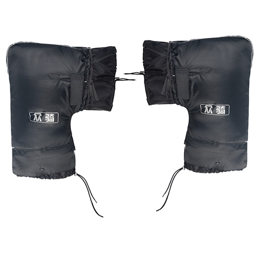WUPP CS-1780A1 1 Pair ATV Handlebar Gloves Waterproof Winter Snowmobile Hand Muffs, Large Opening