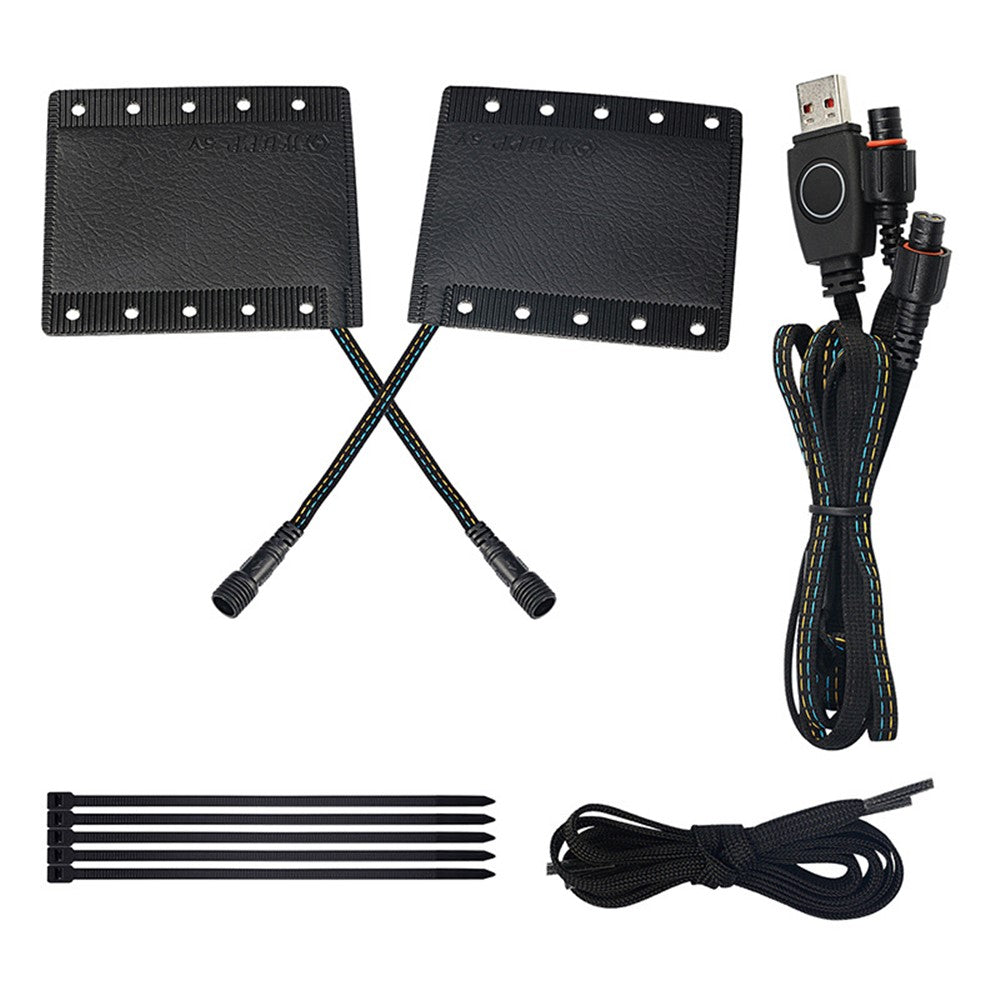 WUPP CSZH-1314B1 5V Strap-Style Motorcycle Heated Grips with Switch, IP67 Waterproof