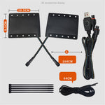 WUPP CSZH-1314B1 5V Strap-Style Motorcycle Heated Grips with Switch, IP67 Waterproof