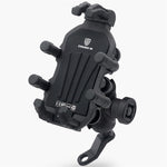 WUPP CS-1990D1 tyverisikrende mobiltelefonholder til motorcykel, aluminiumslegeret bakspejlsklemme
