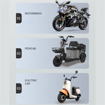WUPP ZH-1990B1 Anti-Theft Bracket + M8 Ball Head Motorcycle Electric Bike Phone Mount