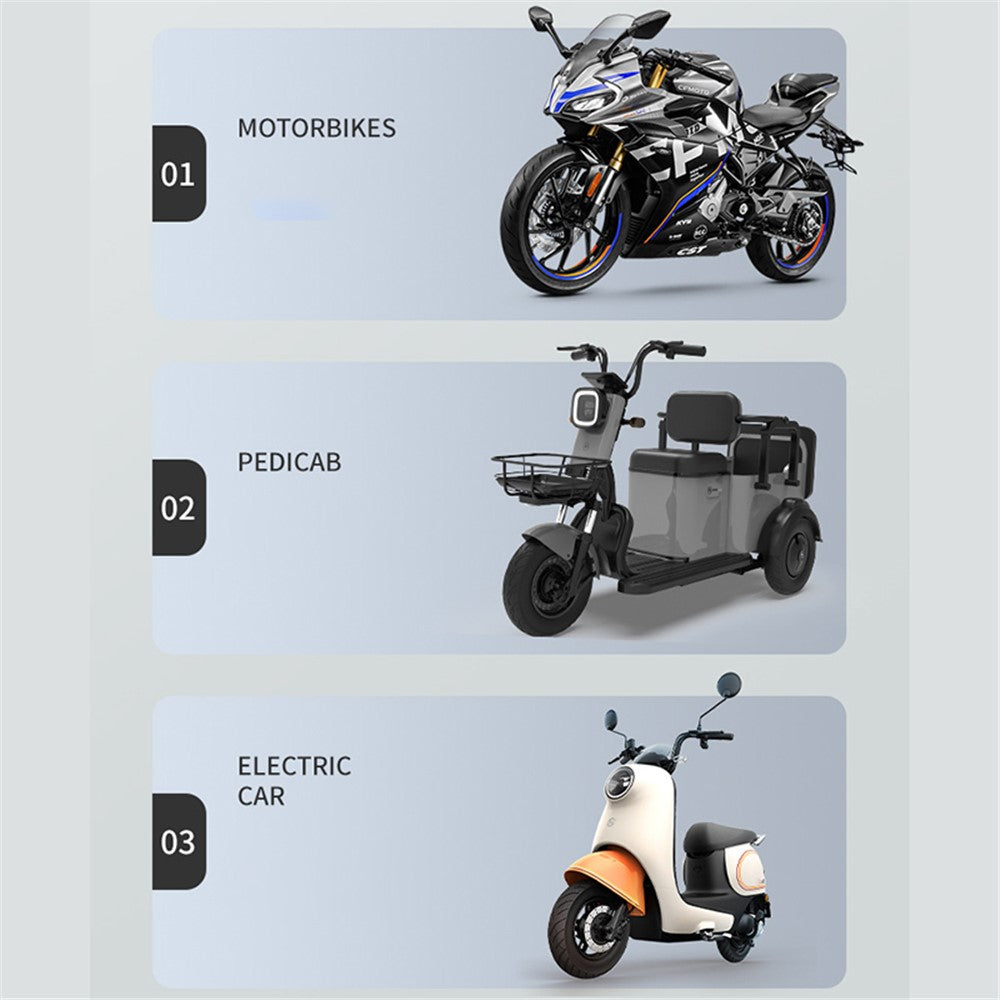 WUPP ZH-1990B1 Anti-Theft Bracket + M8 Ball Head Motorcycle Electric Bike Phone Mount