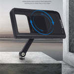WUPP CS-1937A1 Motorcycle Rearview Mirror Phone Holder Waterproof Phone Mount Case for Electric Bikes