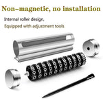 Aluminum Alloy+PC Roller Design Car Stop Sign Phone Number Plate Temporary Parking Card