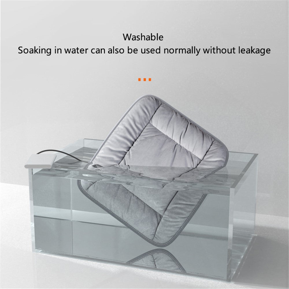 ANJUNY 4 Levels Heating Car Seat Cushion Cover USB Charging Winter Seat Heater Warmer