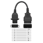 8 Pin to 16 Pin OBD2 Diagnostic Connector Adapter Cable for Volvo Trucks TCS Diagnostic Tool