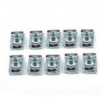 A2699 80Pcs M4 M5 M6 M8 U Nut Clamp Quick Clip Fastener Assortment Kit