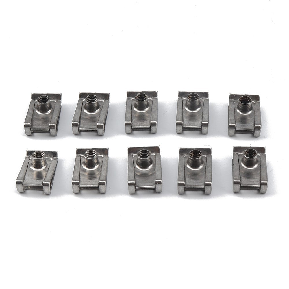 A2699 80Pcs M4 M5 M6 M8 U Nut Clamp Quick Clip Fastener Assortment Kit