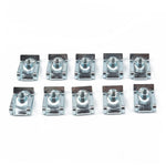 A2699 80Pcs M4 M5 M6 M8 U Nut Clamp Quick Clip Fastener Assortment Kit