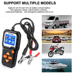 KONNWEI KW650 6-12V Car Motorcycle Battery Tester Charging Cranking Test Tool Battery Analyzer 100 to 2000 CCA