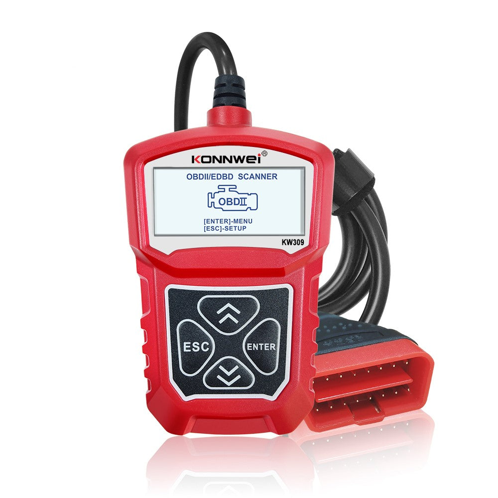 KONNWEI KW309 Automotive Diagnostic Tool OBD2 Autoscanner Code Reader EOBD Scan Machine OBDII Scanner