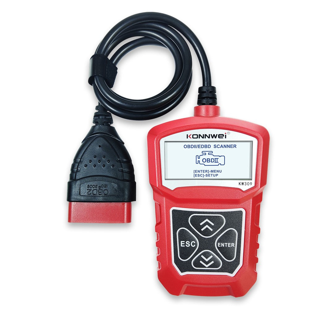 KONNWEI KW309 Automotive Diagnostic Tool OBD2 Autoscanner Code Reader EOBD Scan Machine OBDII Scanner