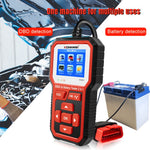 KONNWEI KW681 2-i-1 6-12V bilbatteritester, OBD2-bildiagnoseinstrument og batterianalysator