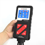 KW710 6V/12V/24V Motorcykel Bil Lastbil Batteritester Blysyrebatteri Analysator
