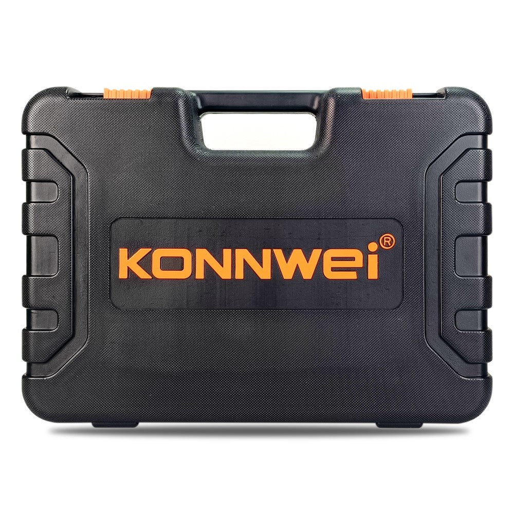 KONNWEI KW720 Automotive Battery Check Machine Automobile Battery Tester Battery Tester 6V 12V 24V Battery Load Tester with Printer