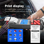 KONNWEI KW720 Automotive Battery Check Machine Automobile Battery Tester Battery Tester 6V 12V 24V Battery Load Tester with Printer