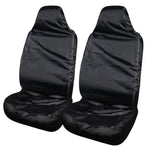 ZJ-784 2Pcs Car Front Seat Dust Cover Waterproof Polyester Seat Protector Sleeve