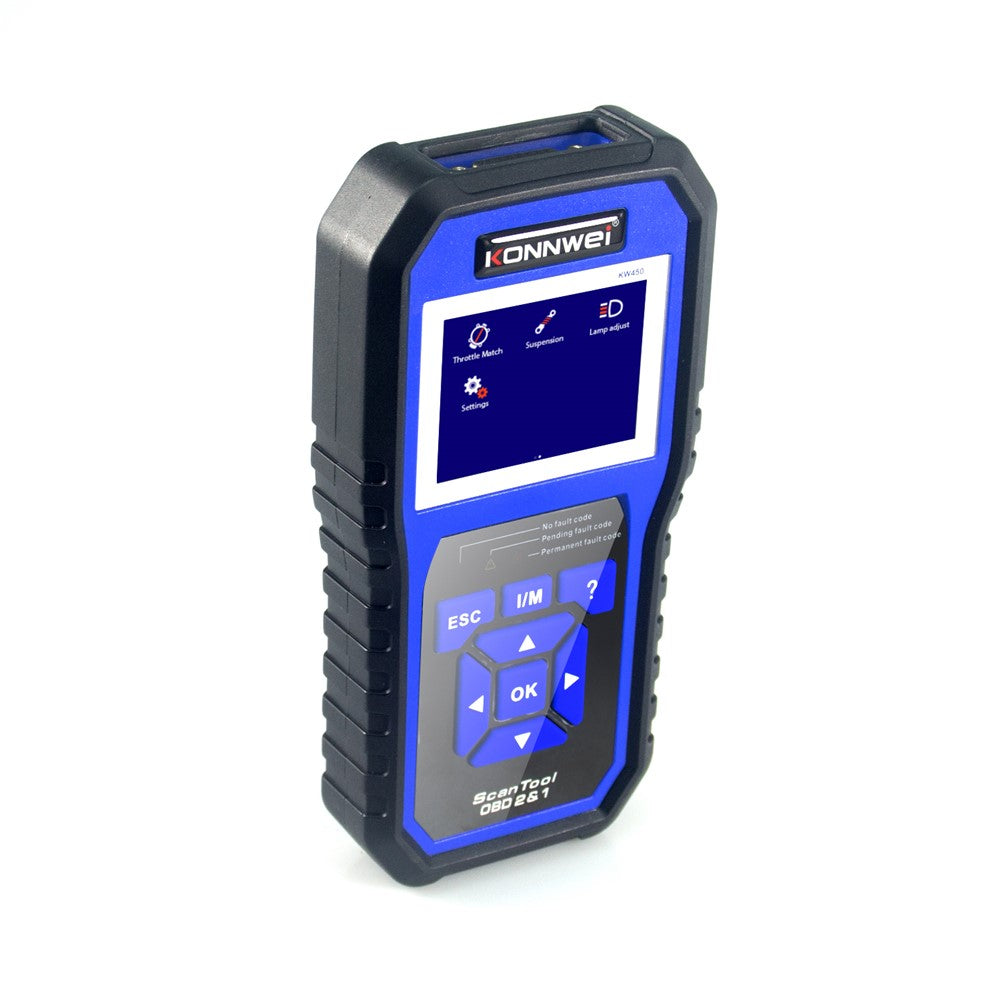 KONNWEI KW450 OBDII Scanner Code Reader Engine Fault Reader Diagnostic Scanner for VW Audi Skoda