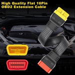 36cm OBD2 Extension Cable Male to Female Adapter Cor for Car Diagnostic Scanner