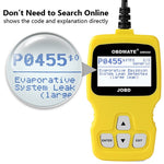 OBDMATE OM500 OBDII / EOBD / JOBD Code Reader Car Fault Diagnosis Tester