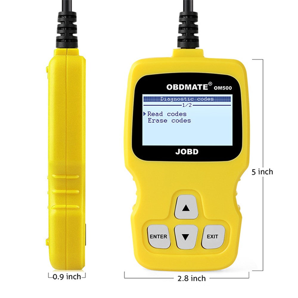 OBDMATE OM500 OBDII / EOBD / JOBD Code Reader Car Fault Diagnosis Tester
