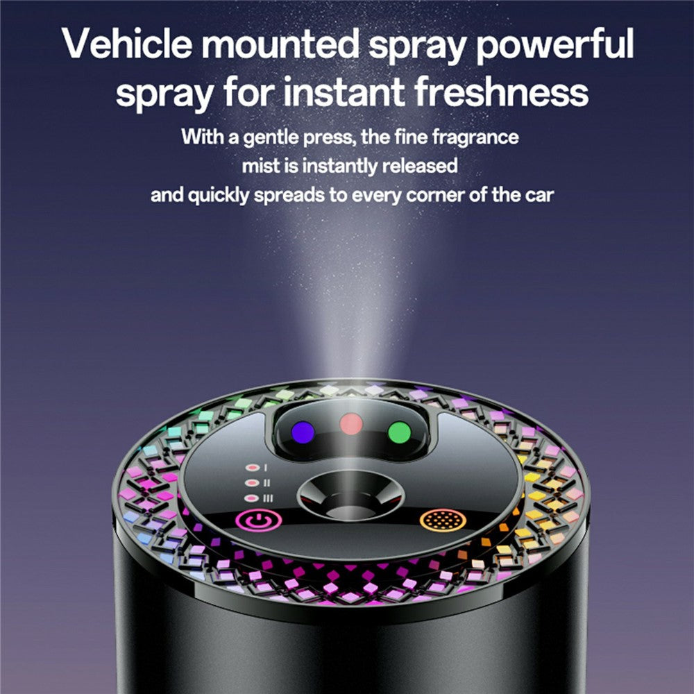 YESIDO VC14 Car Aromatherapy Diffuser Smart Air Freshener Rechargeable RGB Starry Sky Ambient Lamp
