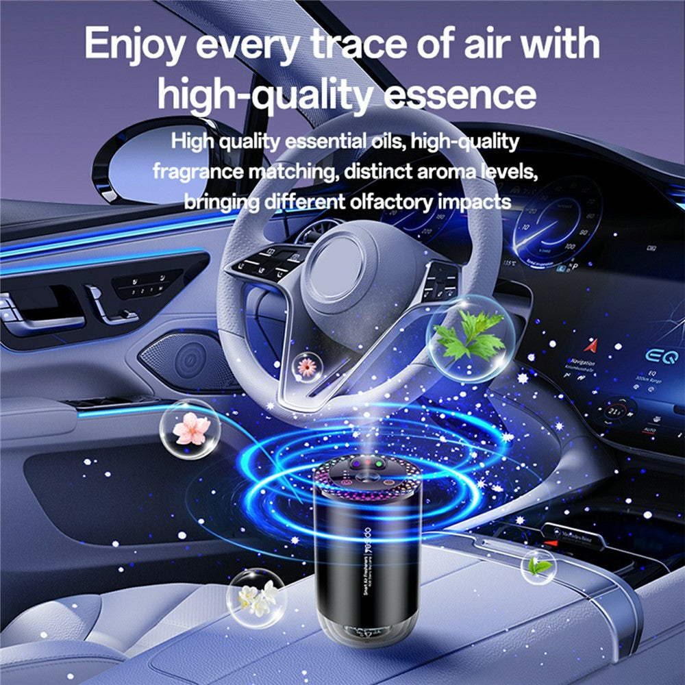 YESIDO VC14 Car Aromatherapy Diffuser Smart Air Freshener Rechargeable RGB Starry Sky Ambient Lamp