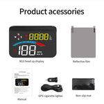 M16 Head-up Display Universal Bil Speedometer HUD Projektor LCD-skærm GPS-positionering